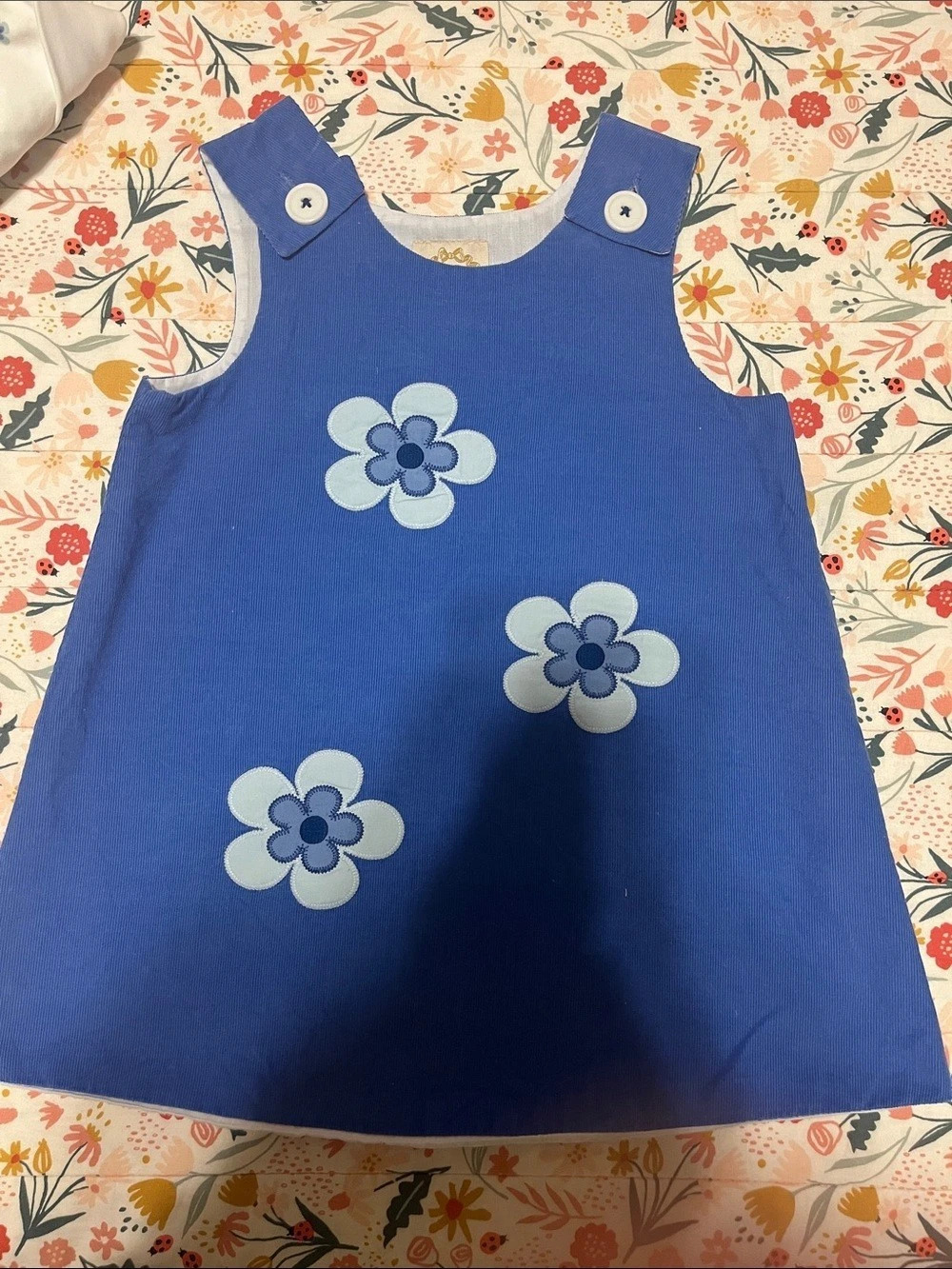 The Beaufort Bonnet Company Floral Jumper Dress Set